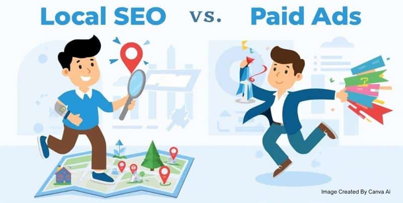 Local SEO vs Paid Ads 1
